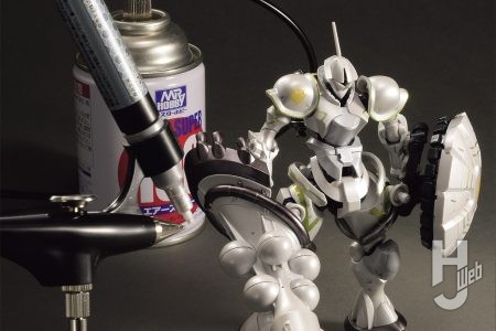 「ガンダムマーカーエアブラシシステム」で質感を底上げするワンポイント塗装を解説！エグザベ専用ギャン（ハクジ装備）をお手軽パール仕上げ【機動戦士Gundam GQuuuuuuX】