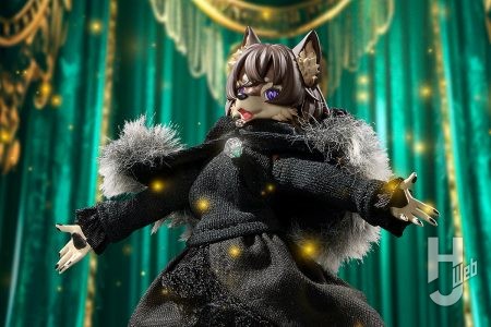 栗毛のクールビューティー！ケモノなガールズプラモ『けもプラ』の「ニホンオオカミ」を華やかにドレスアップ【ガールズプラモスタイル#10 抜粋】