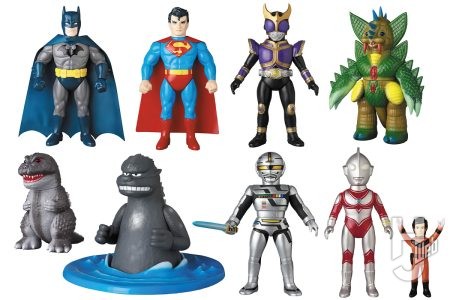 YUSUKE HANAI作「GODZILLA」やウルトラマンシリーズ60周年記念の「MAT」などメディコム・トイのソフビをご紹介
