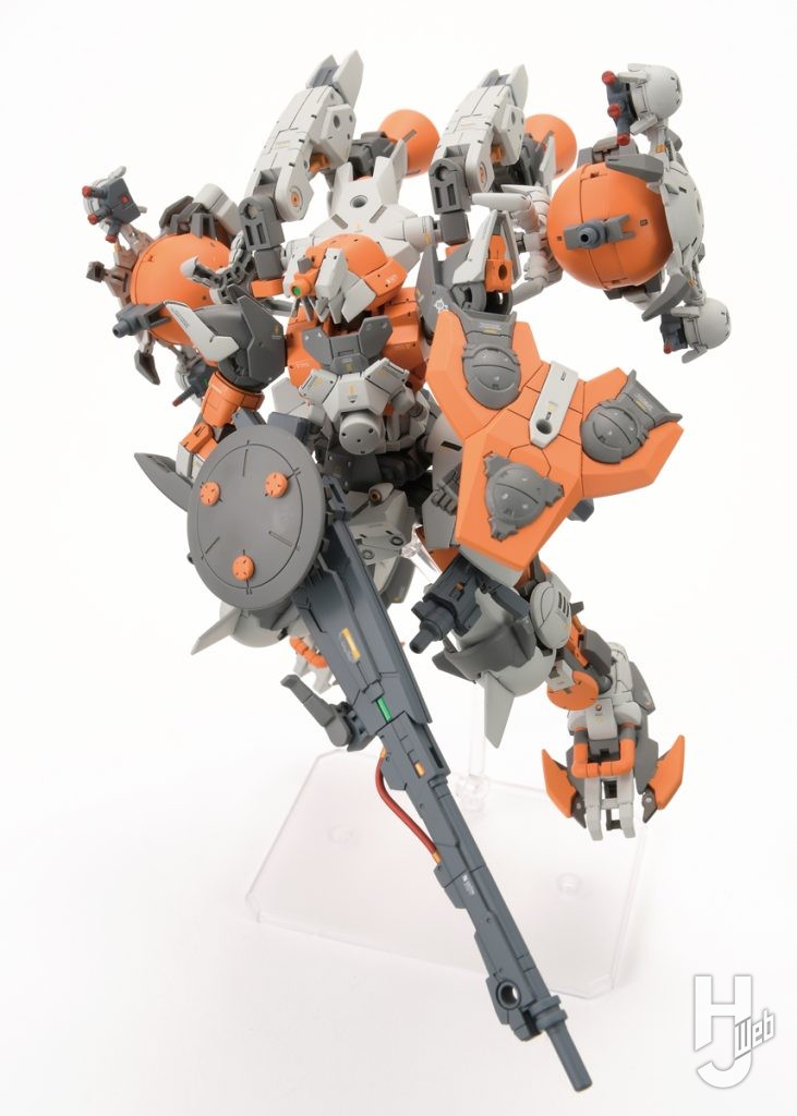 フルアーマーポルタノヴァのプラモデルの全体画像その4