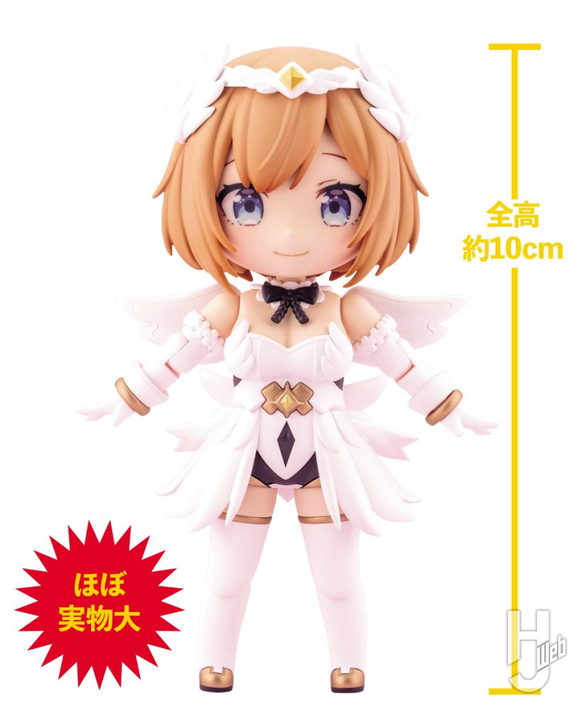 ゆるカナルミティアのプラモデルの全高の画像