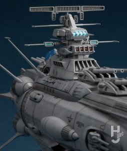 長徳佳崇製作「アリゾナ級宇宙戦艦アリゾナ」艦橋アップ