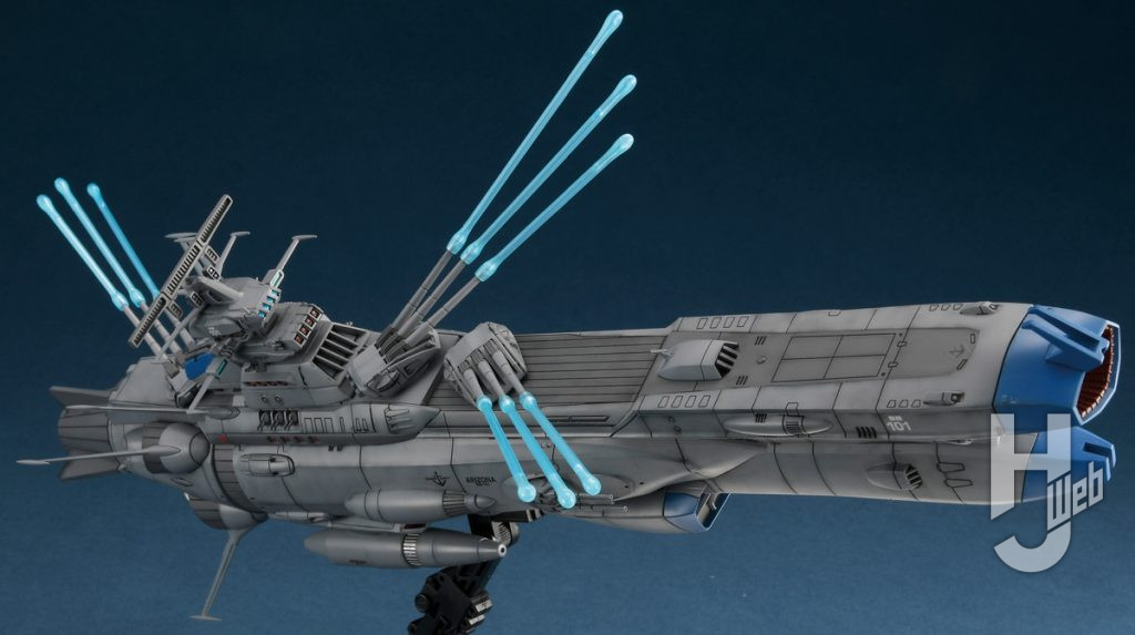 長徳佳崇製作「アリゾナ級宇宙戦艦アリゾナ」エフェクトパーツ使用