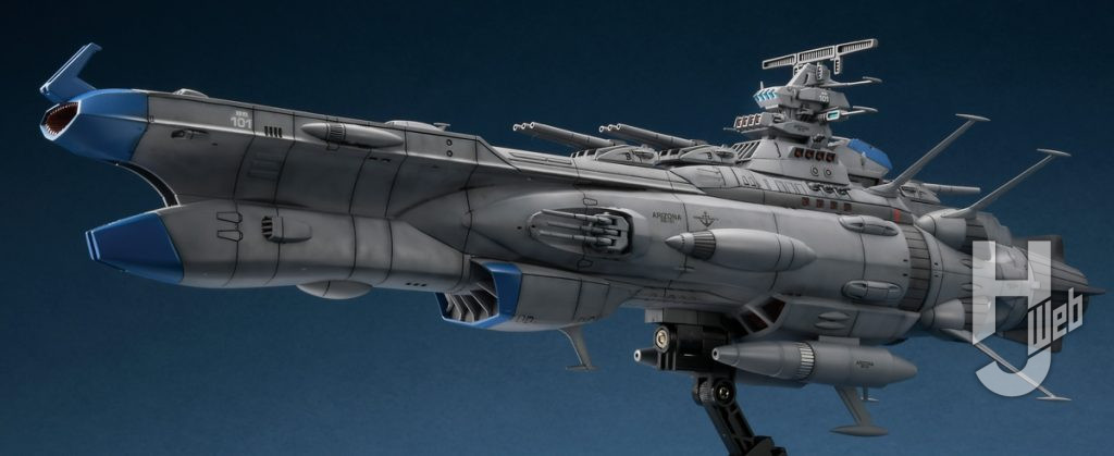長徳佳崇製作「アリゾナ級宇宙戦艦アリゾナ」左側面船首寄り全体