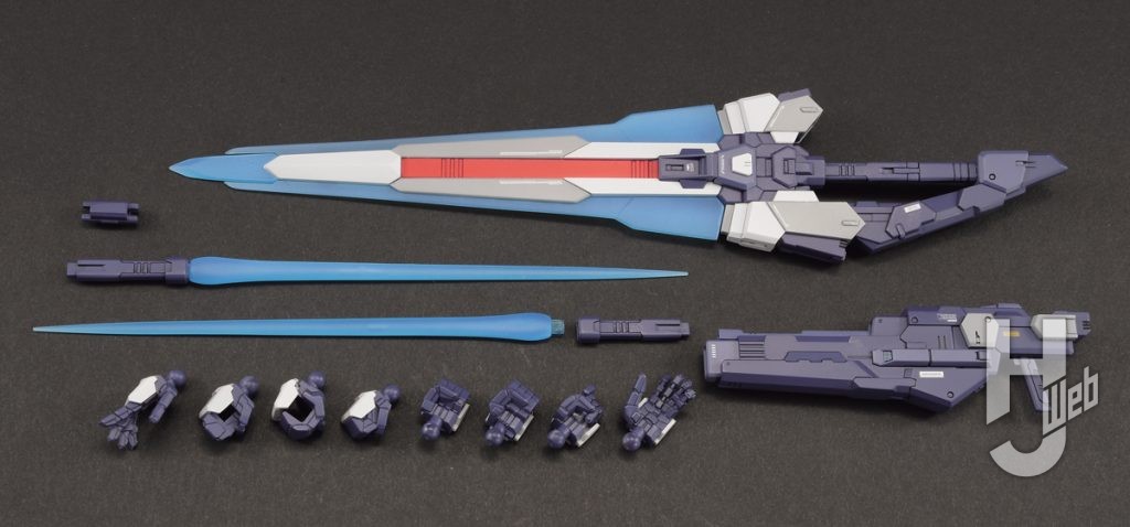 ヴァルラインのプラモデルの武器パーツの画像