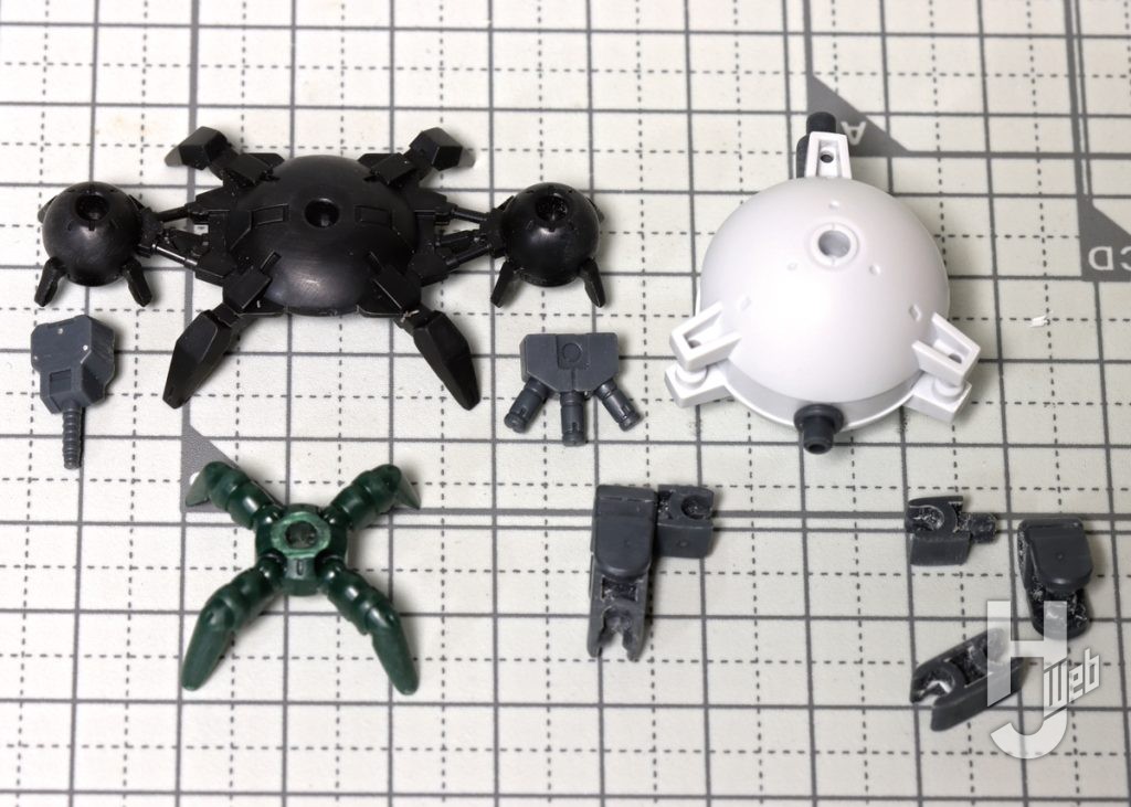 フルアーマーポルタノヴァのプラモデルの製作の画像その7