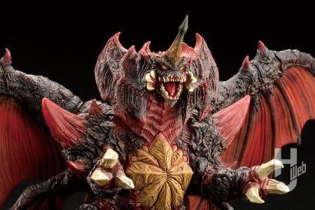 青島文化教材社のプラキットシリーズPLAfig.にデストロイア完全体が登場！原型師RYO ねんど星人氏による塗装見本を本誌撮り下ろしで紹介！【ゴジラVSデストロイア】