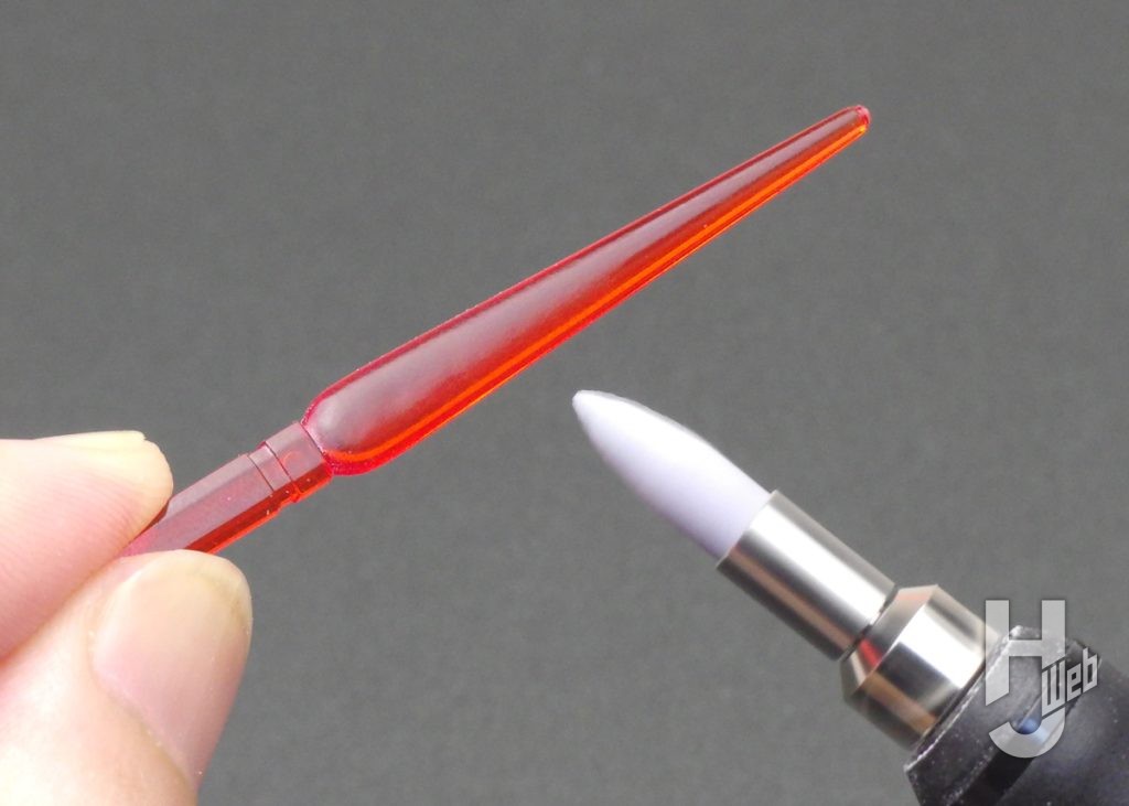 無限ブラシヤスリの中目を使用している画像
