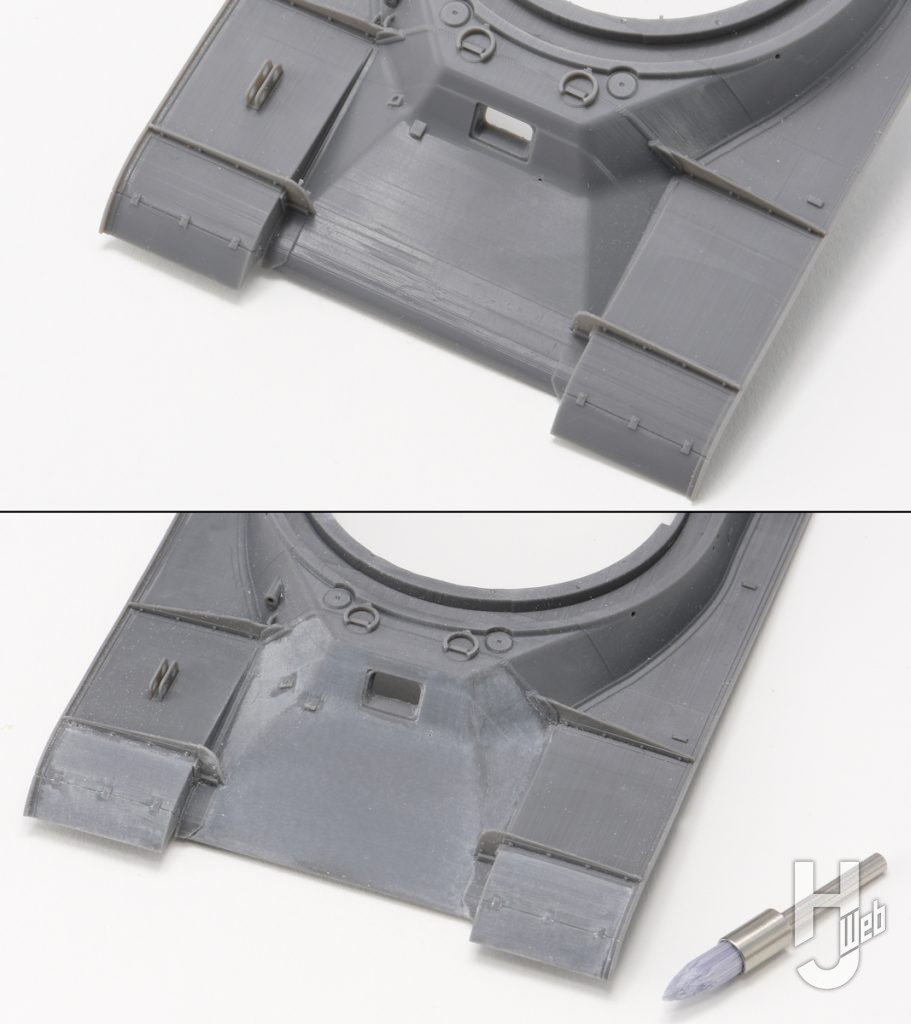 無限ブラシヤスリを使用したパーツの画像