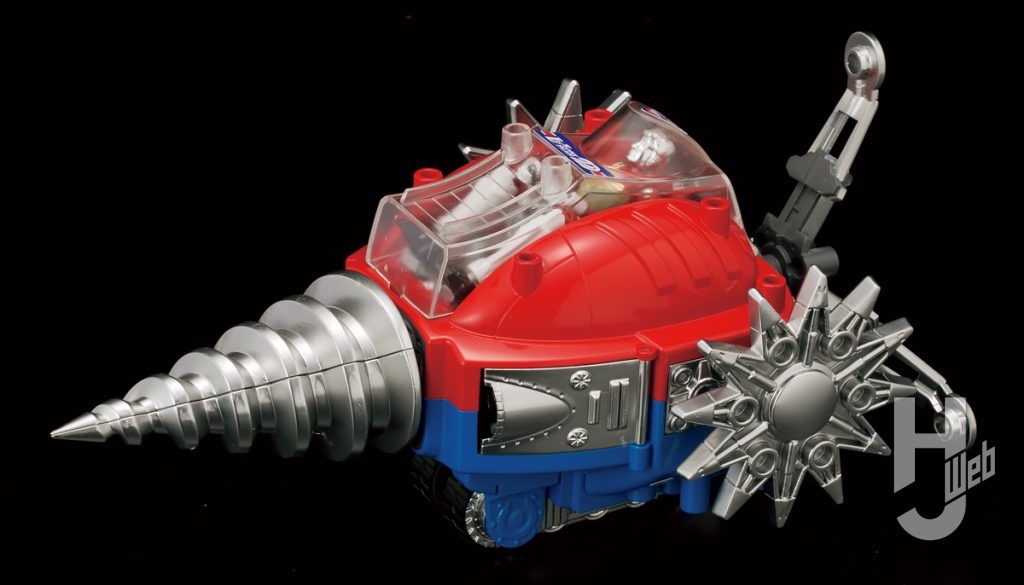 「LEGACYSOUL-ミクロマン-ロボットマンFドリル戦車セット」ドリル戦車