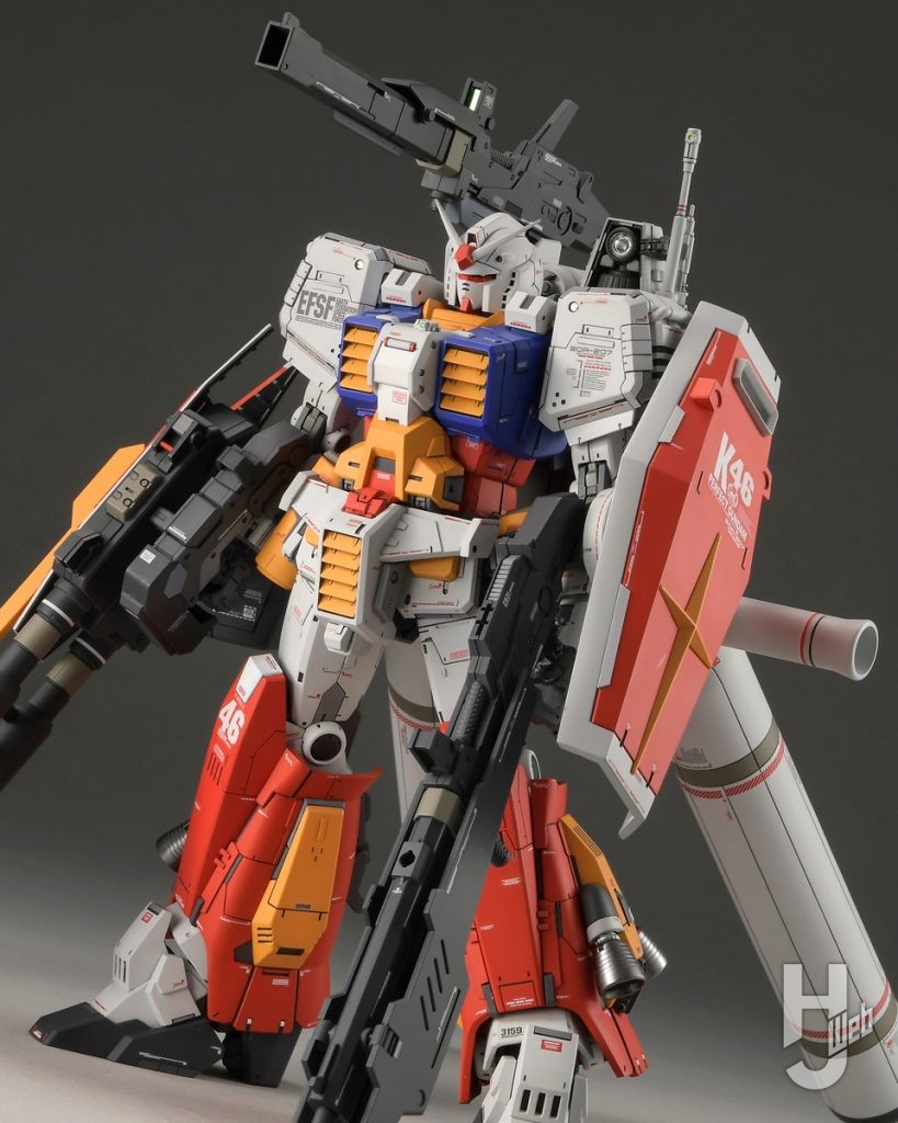 パーフェクトガンダムのプラモデルのメイン画像