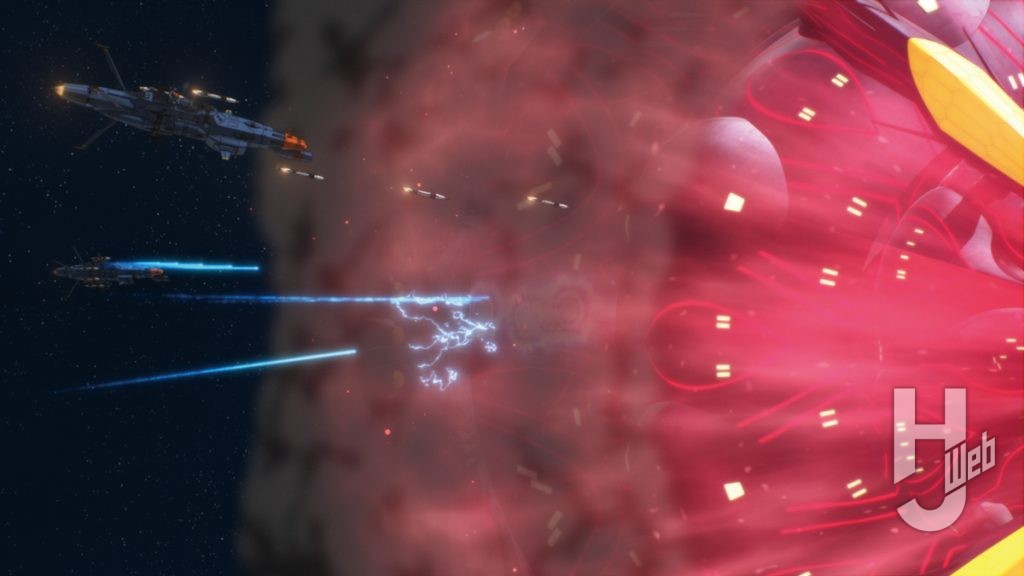 『宇宙戦艦ヤマト3199』無人艦隊迎撃艦エイジャックス場面カット1