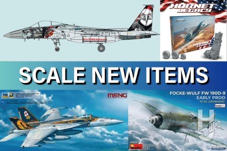 ファインモールドより創隊40周年を迎えた第201飛行隊の記念塗装機が登場！ 他にもエデュアルド「リミテッドエディション F/A-18C“ホーネットレガシー”」など注目のエアモデルが続々登場！
