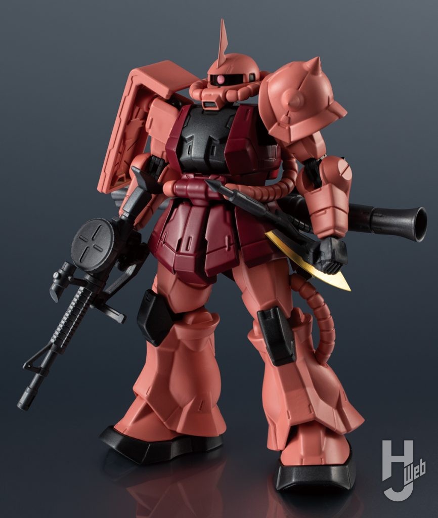 シャアザクの可動フィギュアの画像