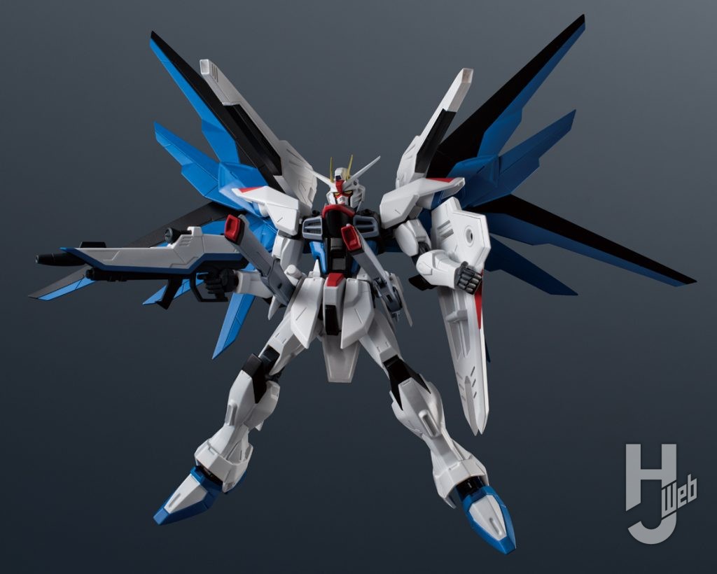 フリーダムガンダムの可動フィギュアのイメージ画像