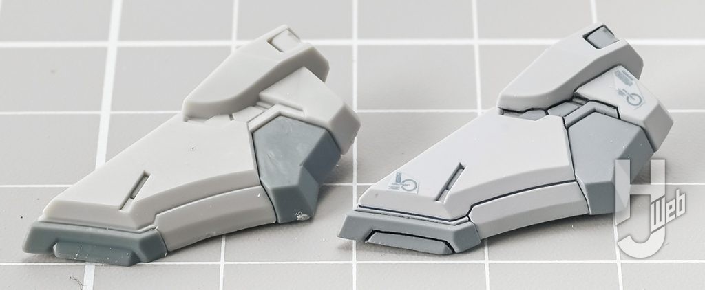 ZGMF-X42S デスティニーガンダム 　フロントスカート比較