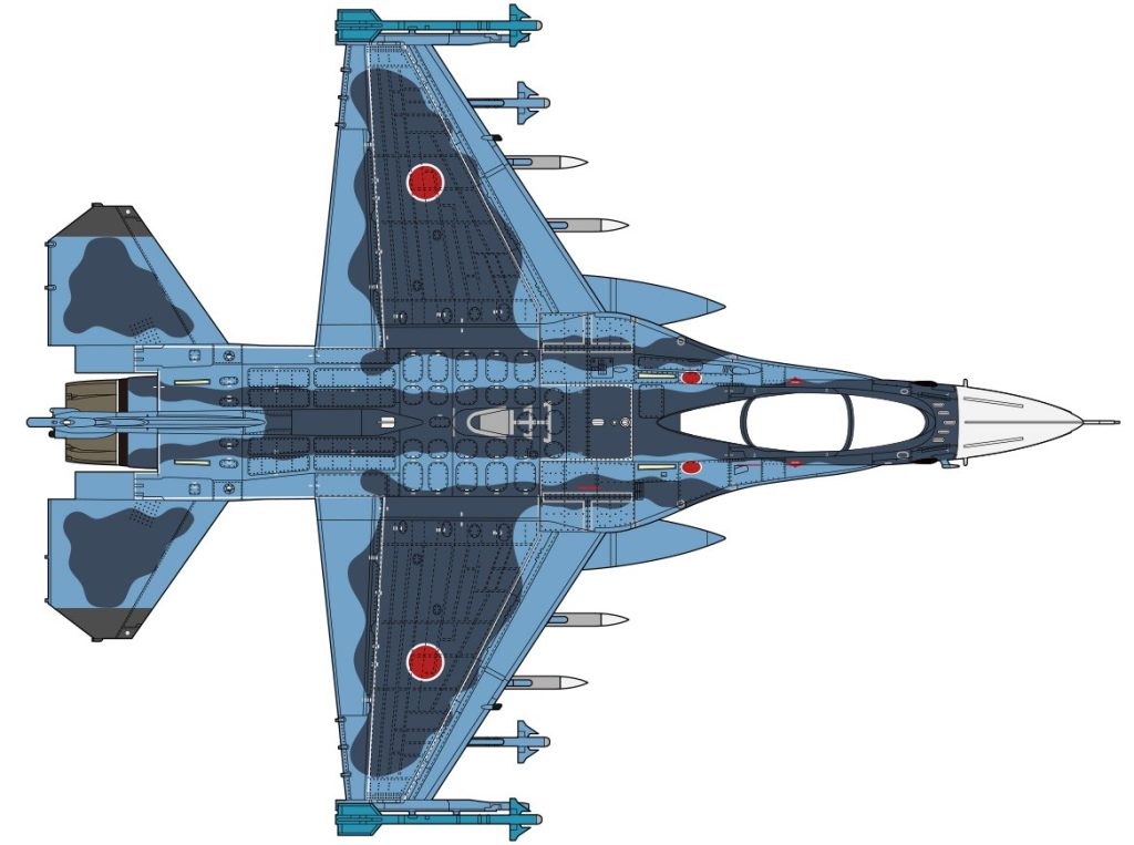 F-2 第8飛行隊　築城基地 背面