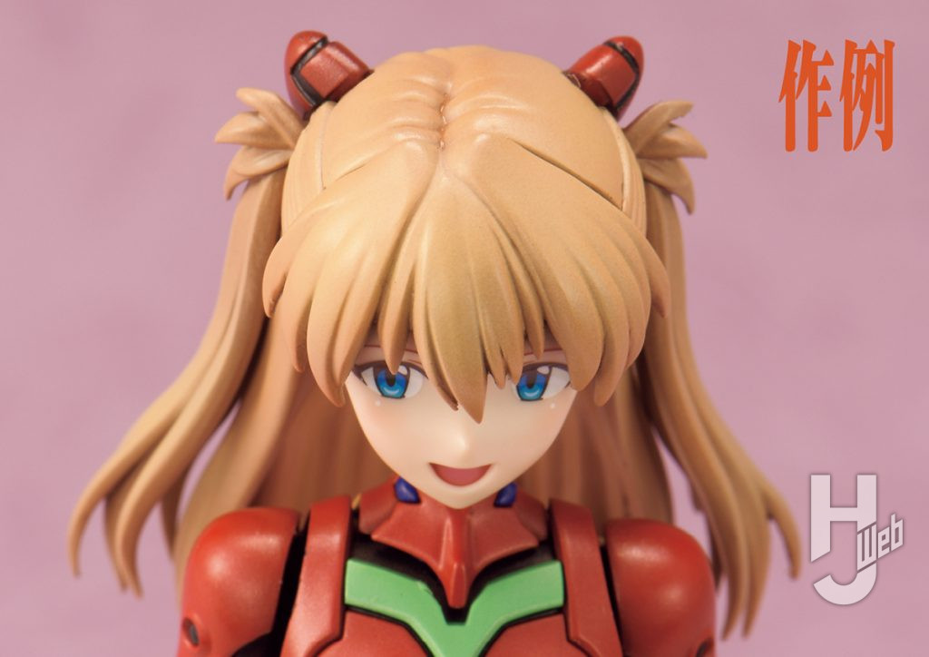 蛮bino!!製作「30MP-式波・アスカ・ラングレー(プラグスーツ)」頭頂部アップ