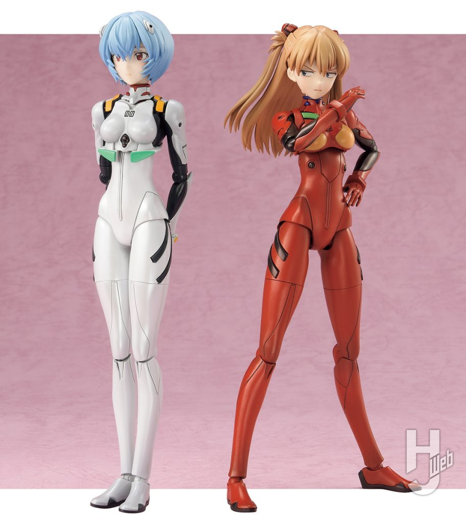 蛮bino!!製作「30MP-式波・アスカ・ラングレー(プラグスーツ)」とネコアシ製作「綾波レイ(プラグスーツ)」