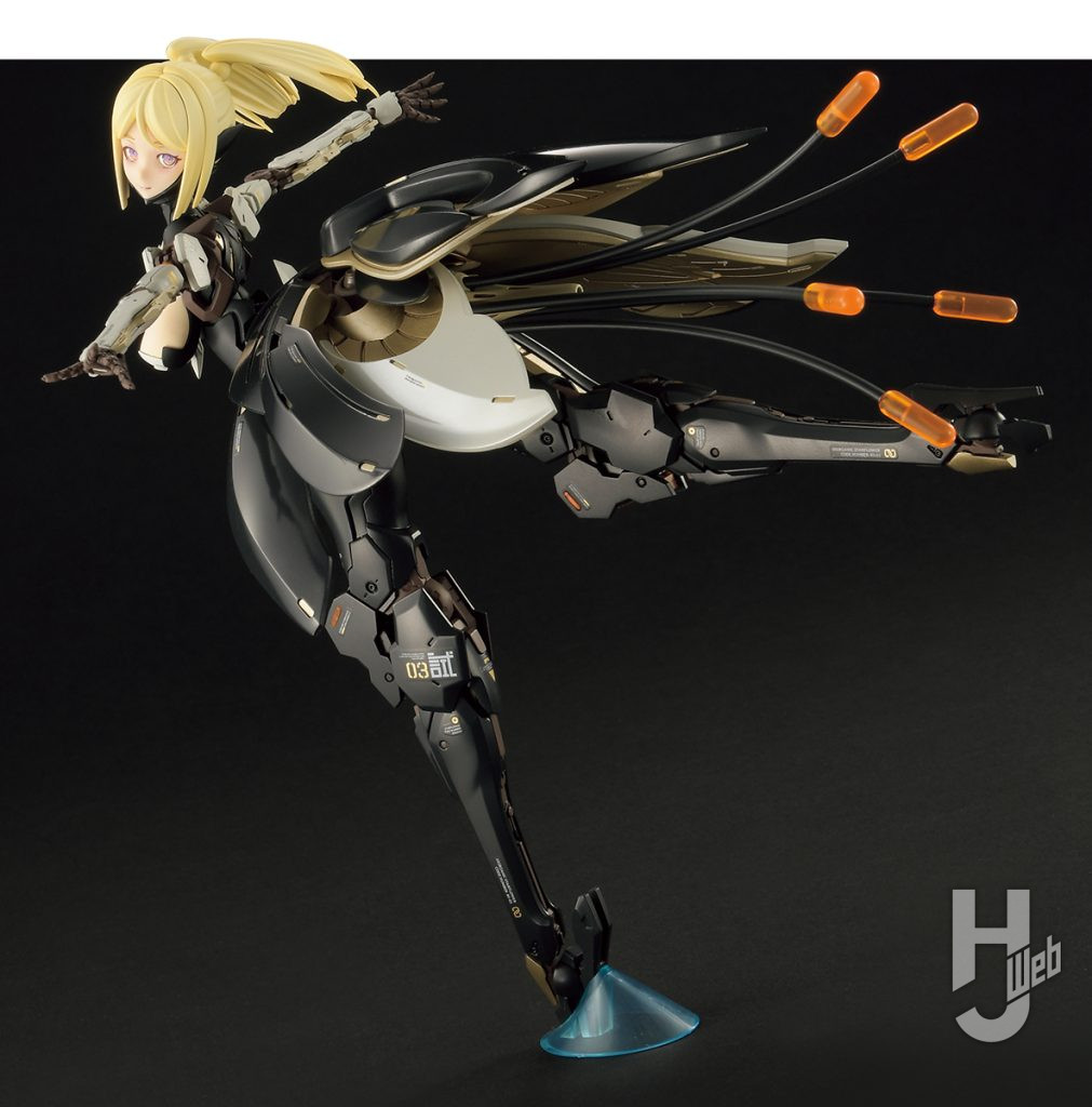 寝太郎23製作「星花・リリィ MK3」ヒト擬態ver.花弁状アーマー装着