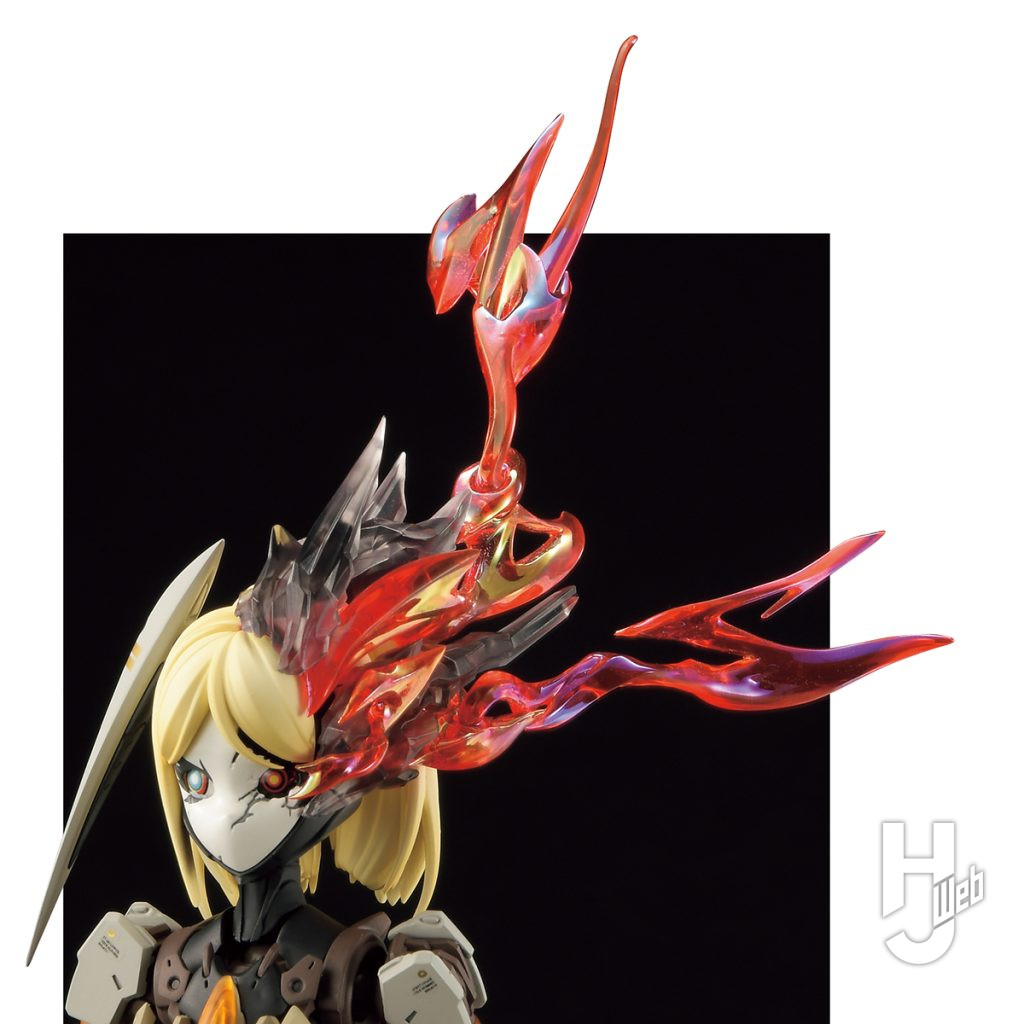 寝太郎23製作「星花・リリィ MK3」ひび割れフェイス&エフェクト
