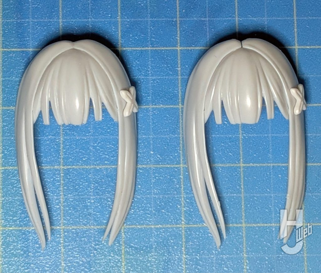 エクレア製作「カドプラ-エミリア」製作途中前髪