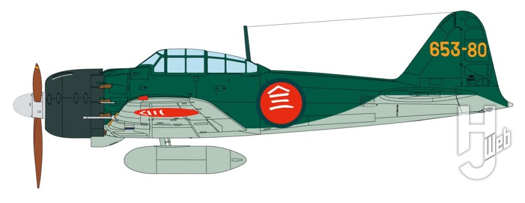 WWII 日本海軍 零式艦上戦闘機五二型甲 第653海軍航空隊

