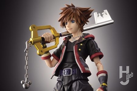 『キングダム ハーツⅢ』ソラがアクションフィギュア化！『アナ雪』ステージのクリスタルスノウなど付属【スクウェア・エニックス】