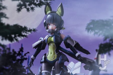 黒髪ジト目のニンジャ・シスター！30MS「ミコルル」を“忍者”イメージにカスタマイズ！30MLパーツを組み合わせたお稲荷様型の相棒メカと忍機一体のフォームチェンジ！