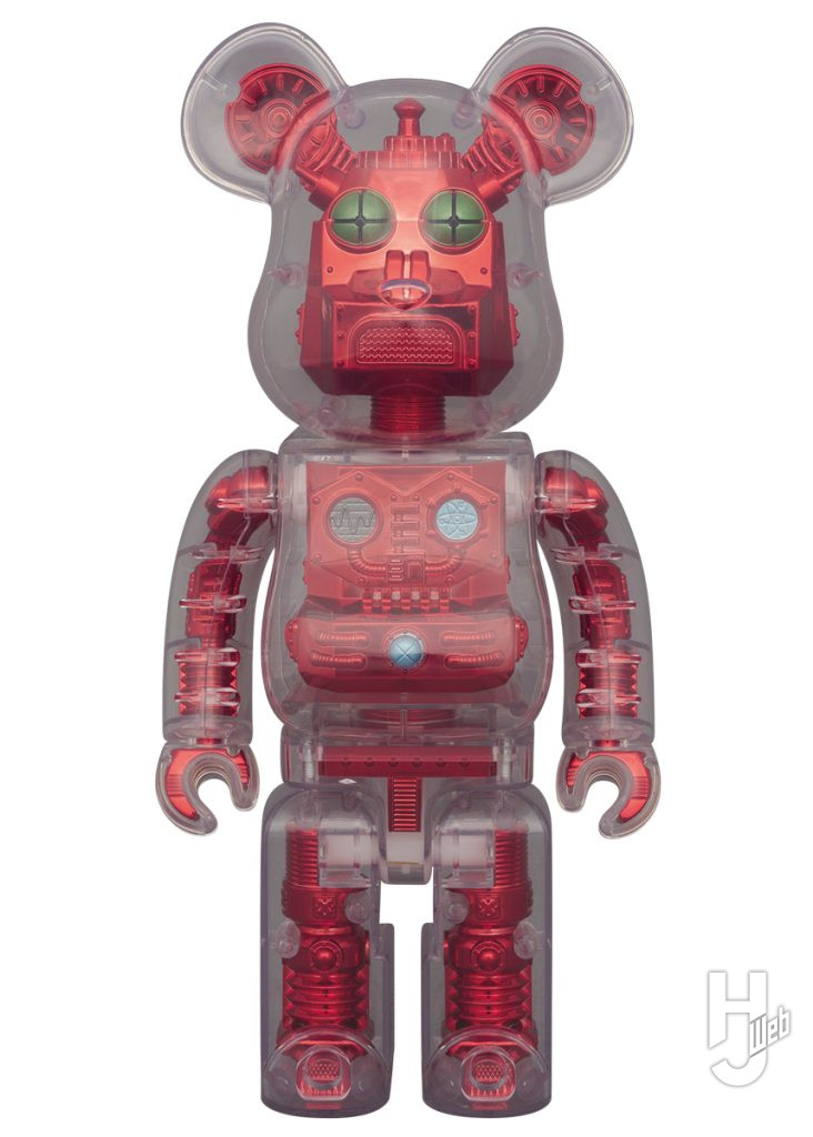 BE@RBRICK
HxS (HIROTASAIGANSHO) METALLIC RED 400%
