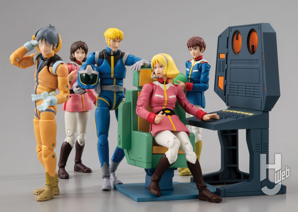 機動戦士ガンダムのフィギュアの通信士デスクセットのイメージ画像その2