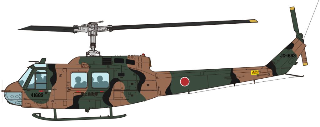 UH-1 H 霞ヶ浦航空学校 側面
