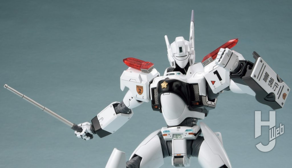 オトカワ製作「AV-98Plus （イングラム・プラス）」フェイスガードを上げた状態