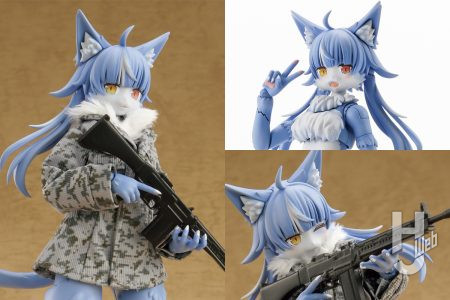 アオシマの「けもプラ」シリーズ新アイテムに航空自衛隊御前崎分屯基地の公式キャラクターとして誕生した「おまねこ」が着任！けもプラ公式サイト限定版と通常版の2ラインで発売！
