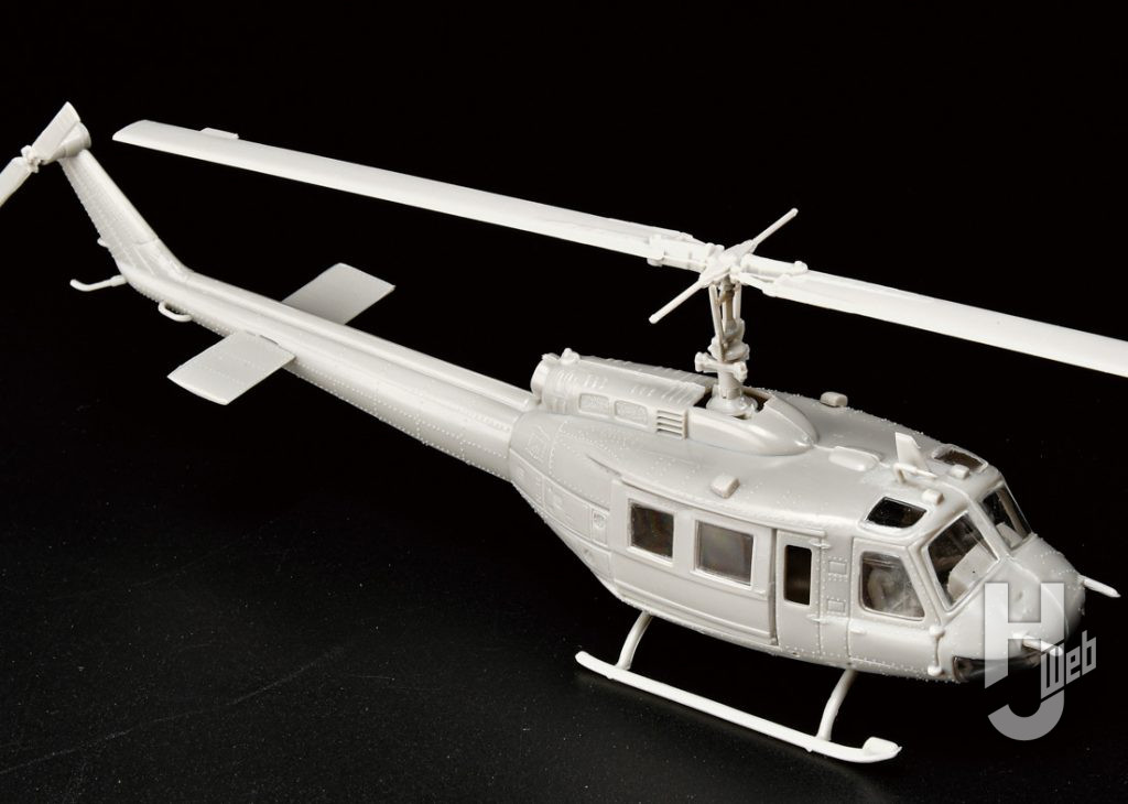 ハセガワ「UH-1H イロコイ」仮組み