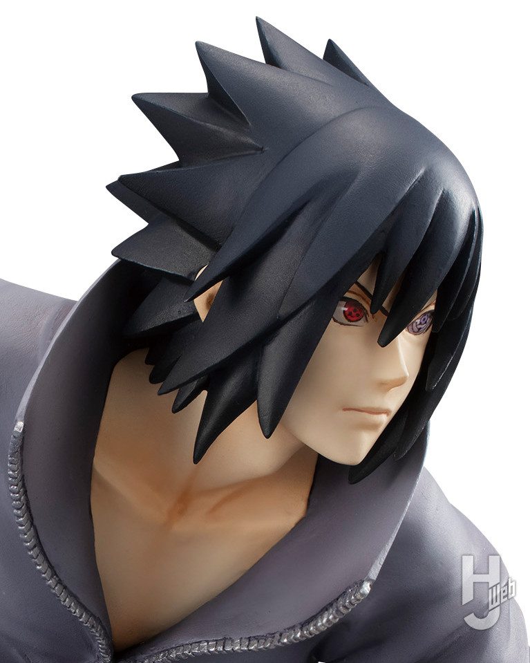 うちはサスケのフィギュアのアップ画像その1