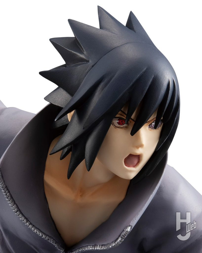 うちはサスケのフィギュアのアップ画像その2