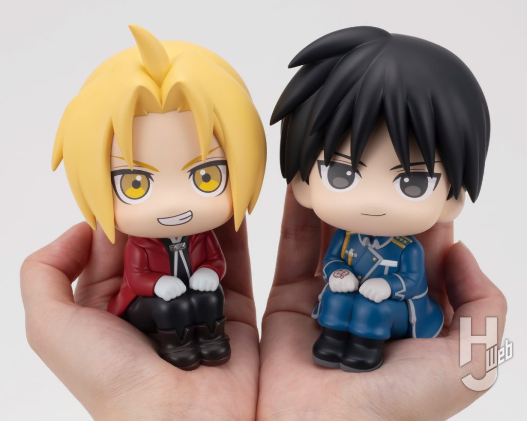 エドワード・エルリックとロイ・マスタングのデフォルメフィギュアのイメージ画像