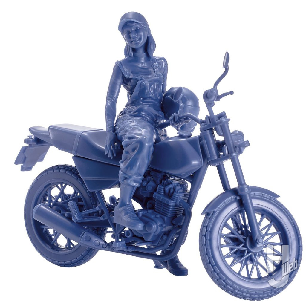 PLAMAX MF-103 Rider’s portrait Honda FTR 223 ブルー