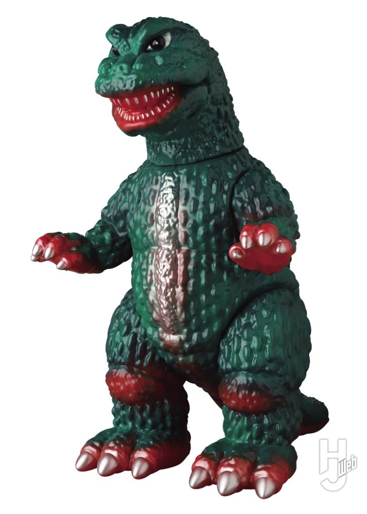 怪獣総進撃版ゴジラのソフビフィギュアの画像
