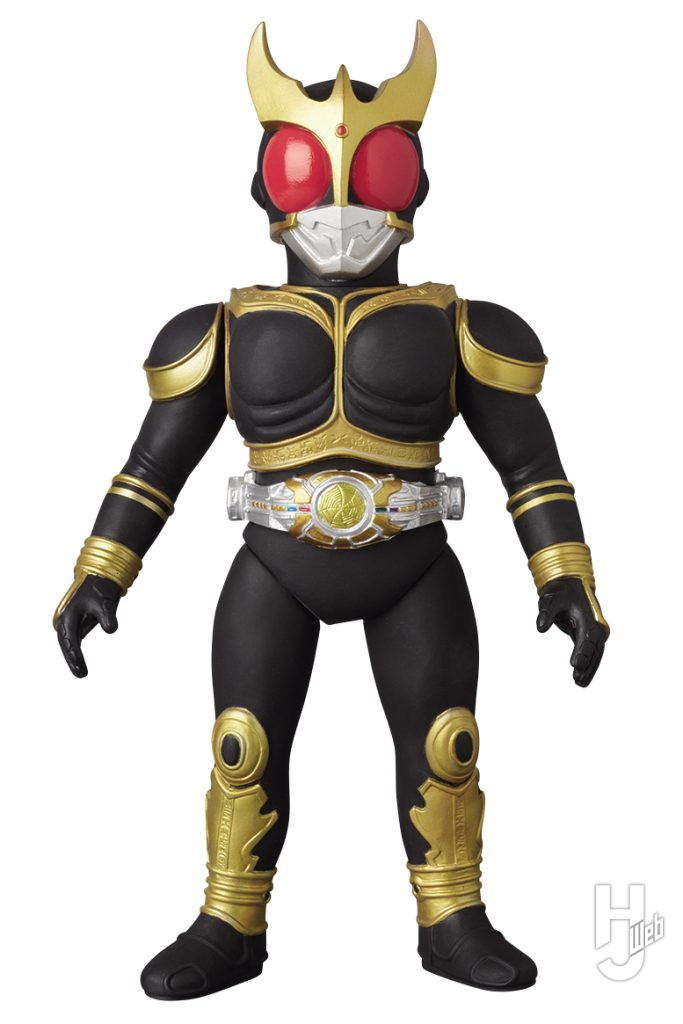 仮面ライダーアメイジングマイティのソフビフィギュアの画像