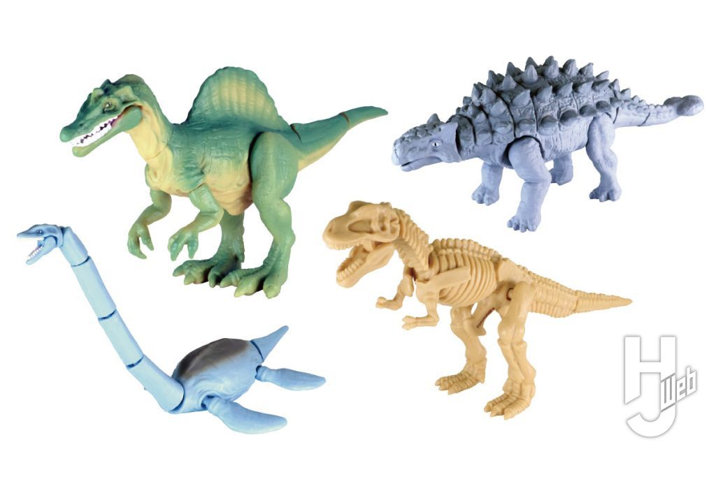 あそべる生物フィギュアシリーズ ガチャアクション THE恐竜 太古からのメッセージ
