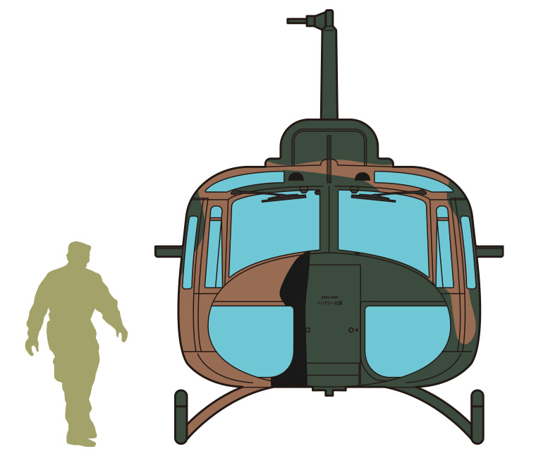 UH-1 H 霞ヶ浦航空学校 比較