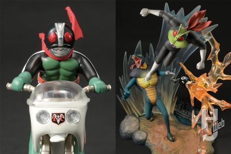 復活シリーズで「ミニミニ サイクロン号」登場!! 当時の造型をそのまま活かしたファン垂涎のアイテムの細部をお届け！ さらに「よみがえるコブラ男」のライダーキックシーンを再現した「フィギュアーツZERO」も合わせてご紹介！【超合金の魂】