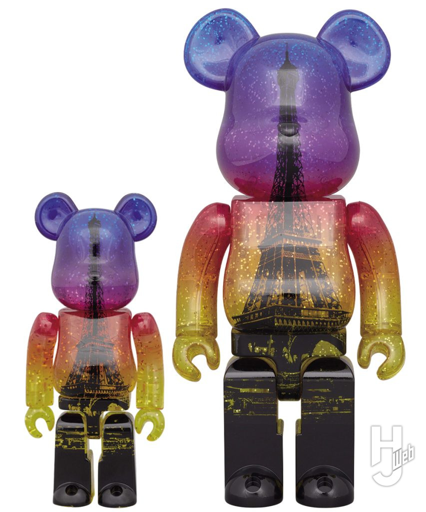 BE@RBRICK EIFFEL TOWER TWILIGHT Ver. 100% & 400%