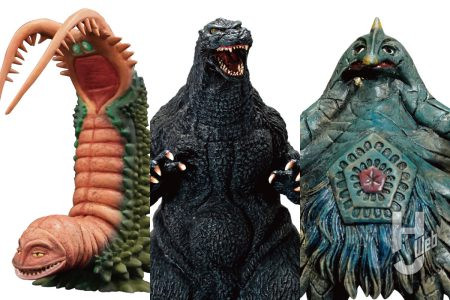 酒井ゆうじ氏による躍動感あふれる造形がソフビでよみがえる！映画『ゴジラVSスペースゴジラ』版のゴジラが登場。『帰ってきたウルトラマン』より古代怪獣ツインテールと宇宙大怪獣ベムスターもラインナップ。