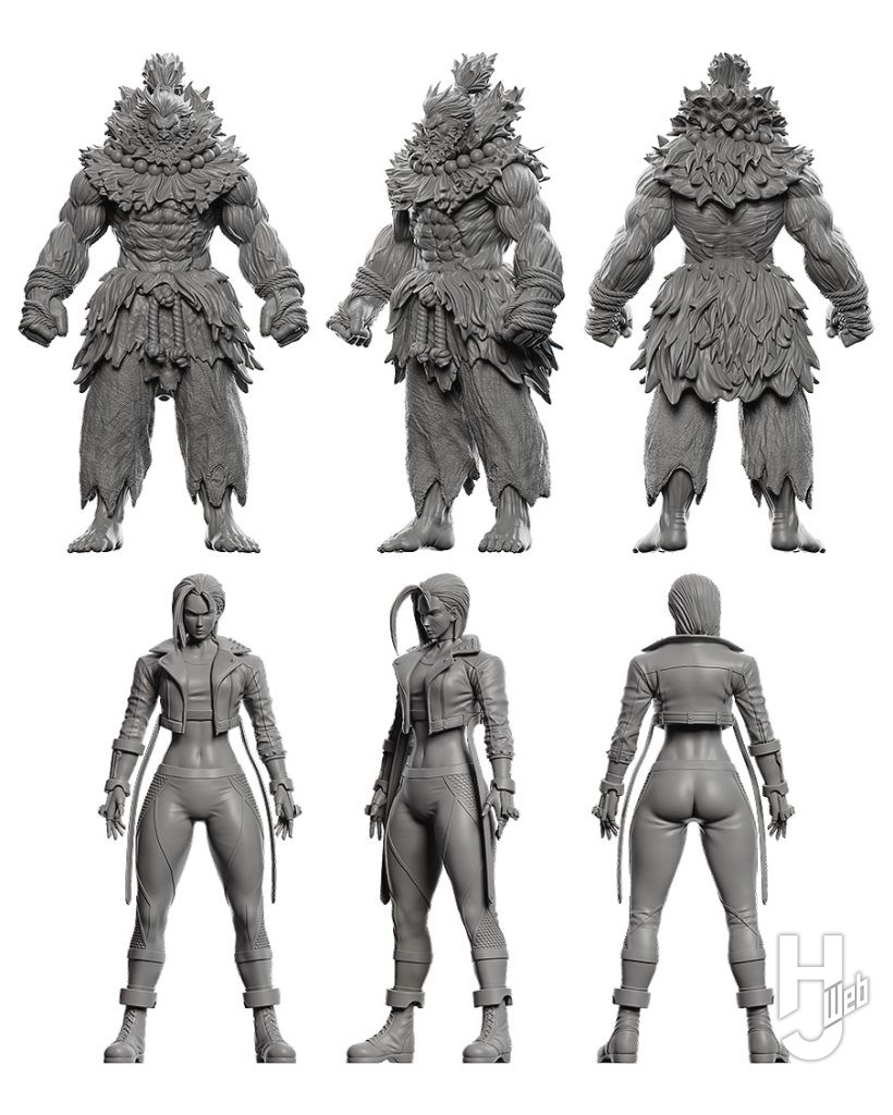 フィギュア3D原型の画像