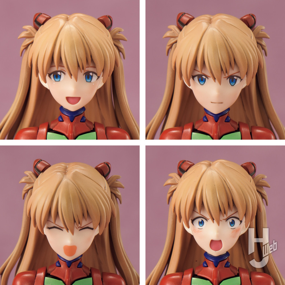 蛮bino!!製作「30MP-式波・アスカ・ラングレー(プラグスーツ)」フェイスパーツ色々1
