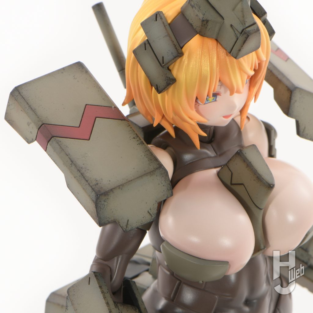 輝鎚・甲のプラモデルのアップ画像その1