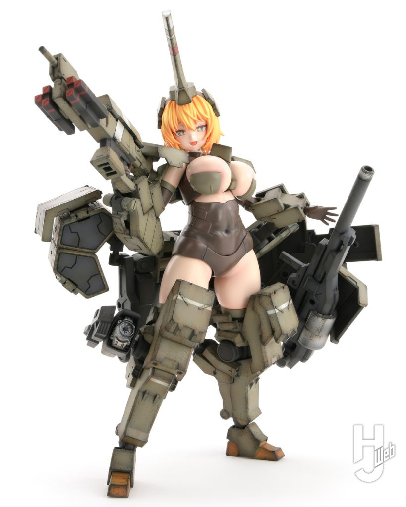 輝鎚・甲のプラモデルの全体画像その4